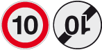 speed limits signage